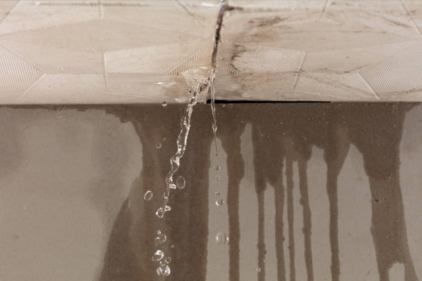 Professional Burst Pipe Cleanup technician working in Sea Girt, NJ